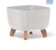 Prosperplast Gracia Eco Wood Square White 240mm