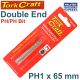 Tork Craft Extra Hard Double End Bit PH1x65mm