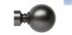 Decor Depot Steel Rod 25mm Onyx Finail Solid Ball