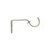 Decor Depot Steel Rod 32mm Bracket Single Brushed Bronze