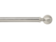 Decor Depot Steel Rod 32mm Brushed Silver Finial Solid Ball