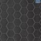 Tile Mosaic Black H/Bone Porcelain Matt/Gloss 287X213 CR133
