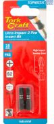 Tork Craft Impact Bit Insert Phil.3 X 25mm Ph3 2Pc