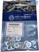 NSS Flat Washer M8 Z/P PKT25