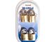 Tri Circle Padlock 38mm Brass Set 4 Keyed Alike KA264-4