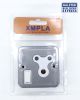 SWITCH Single Socket Outlet 15A Metal Surface