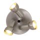Eurolux Spot 3 Plate R63 E27 Satin Chrome S315SC