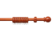 Decor Depot Wooden Rod Set 28mm Mid Brown 1.5M